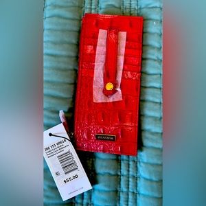 Brahmin Credit Card Wallet Punchy Coral